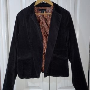 Calvin Klein Black Suede Blazer/Jacket